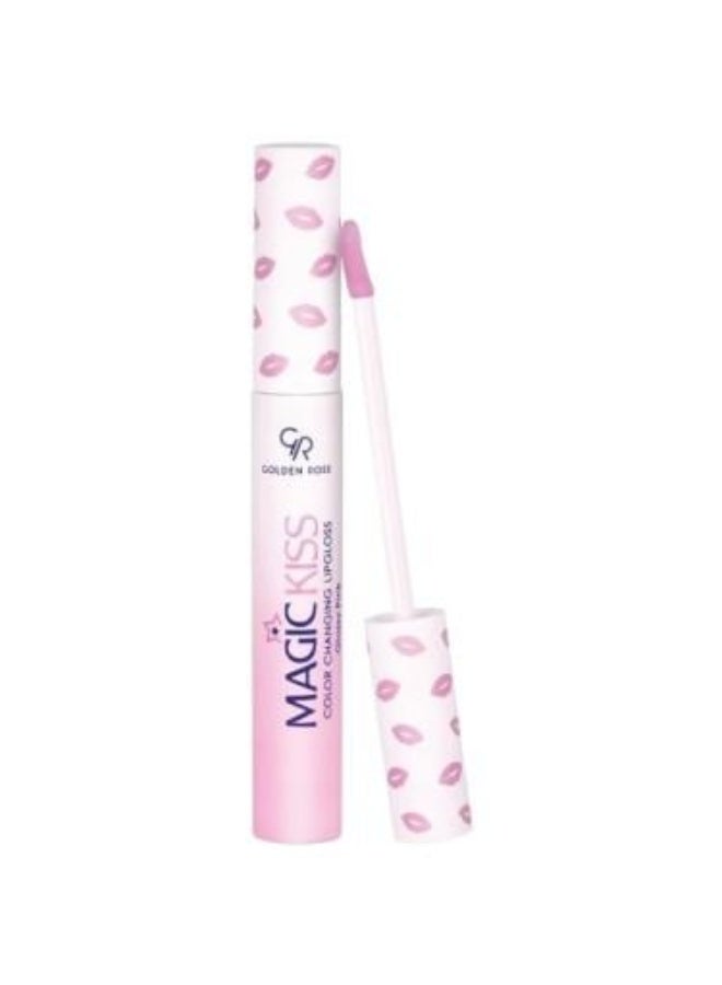 Magic Kiss Lip Gloss Shimmery Pink 10ml